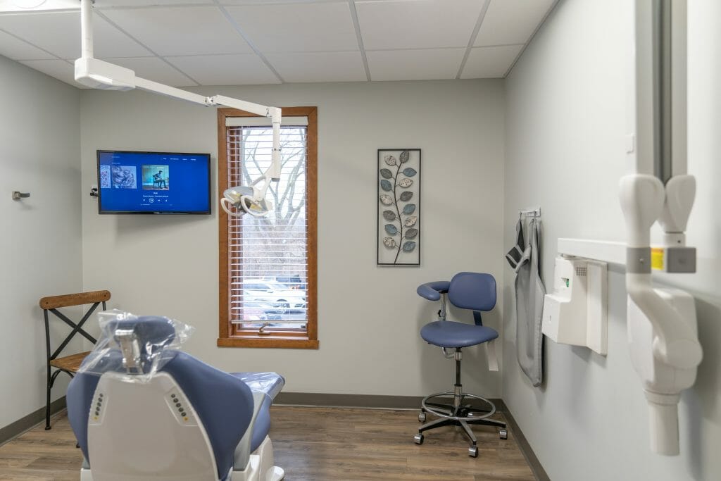 Dental exam room