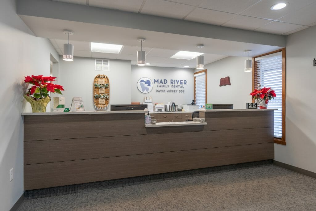 Mad River Family Dental reception area
